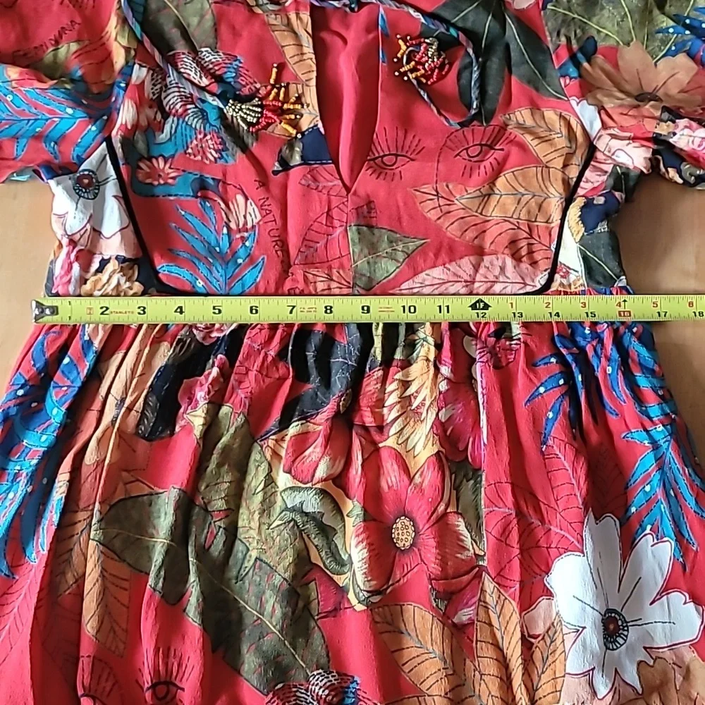 Farm Rio Dress Bordado Flores Dress - Picture 12 of 16